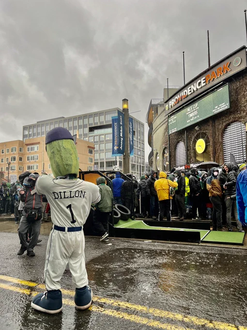 dillon with a druski like pinched build at providence park circa 2021