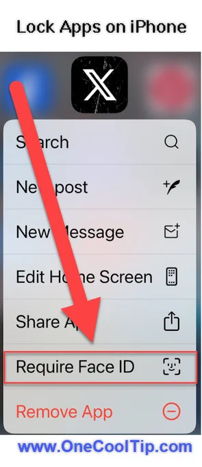 Lock Apps on iPhone