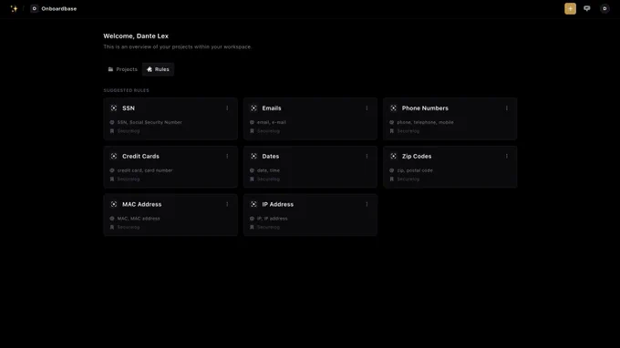 Custom rules directly from the dashboard