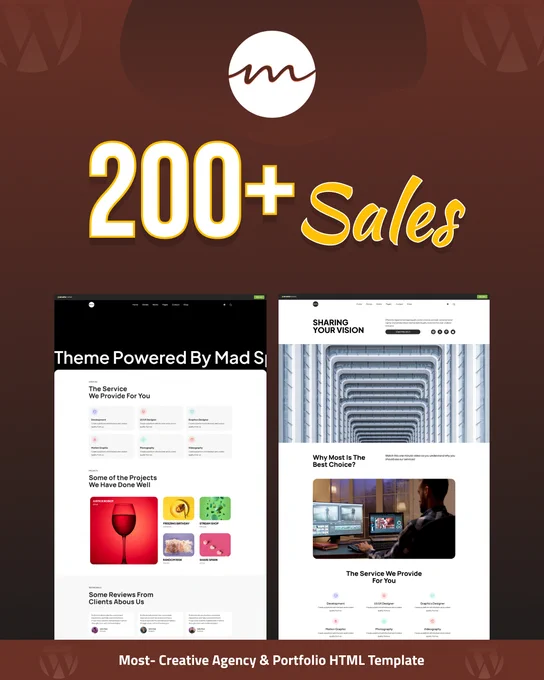 Most- Creative Agency & Portfolio HTML Template 