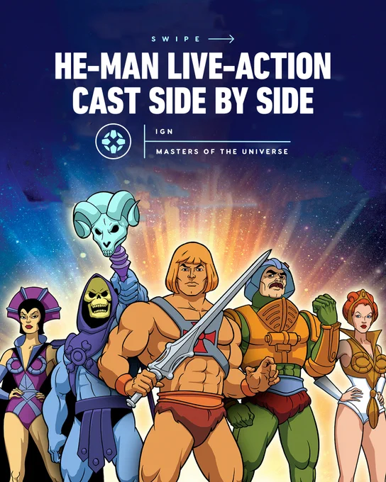 He-Man Live-Action Cast Side by Side