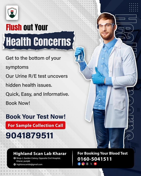 Flush out your health concerns. Our Urine R/E test ncovers hidden health issues.
