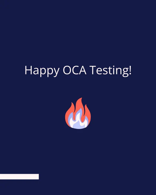 Happy OCA Testing!