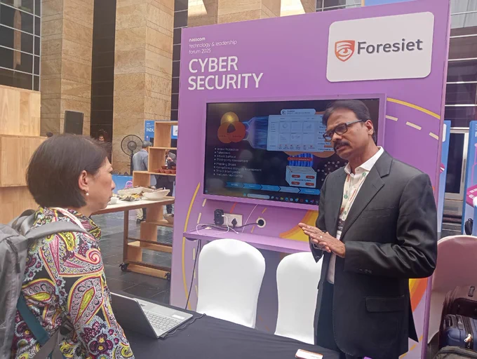 nasscom technology & leadership forum 2025: foresiet cyber security company