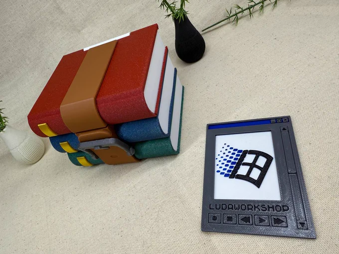 Detalle de la caja con el separador a juego