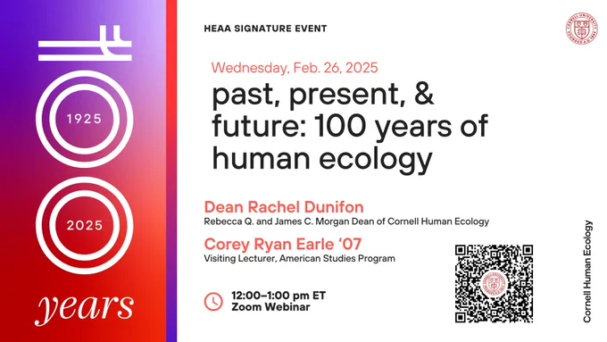 past, present, & future: 100 years of human ecology
