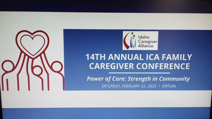 Banner for the 14th annual ICA family caregiver conference