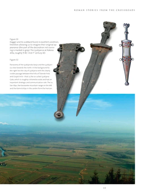 Page from Roman Stories from the Crossroads showing daggers.