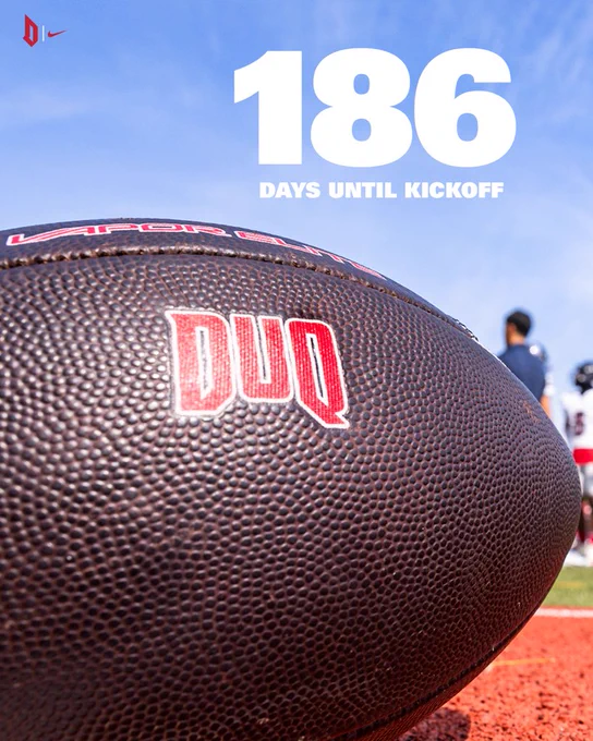 Football. 186 days until kickoff