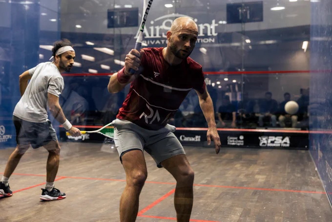 Gregoire Marche in action.