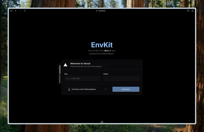 Env Component - Drop-in replacement for local envs. 