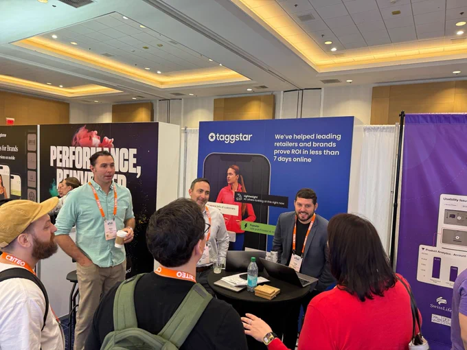 Taggstar booth at etail west