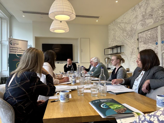 Participants at Carnegie UK's Financing the Future roundtable