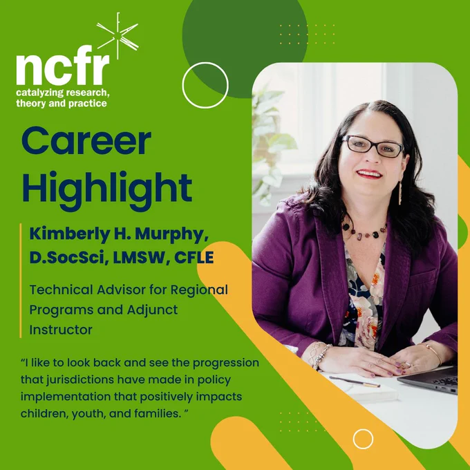 Family Life Educator career highlight
