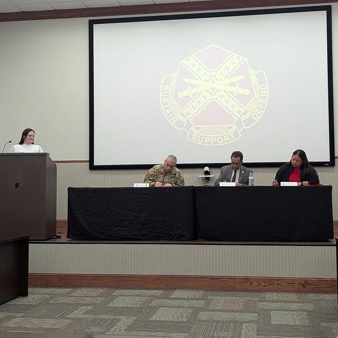 Texas State signed an Inter-Government Support Agreement with Fort Campbell and the United States Army for a project led by Todd Ahlman and the Center for Archaeological Studies that is worth $28 million over the next ten years.