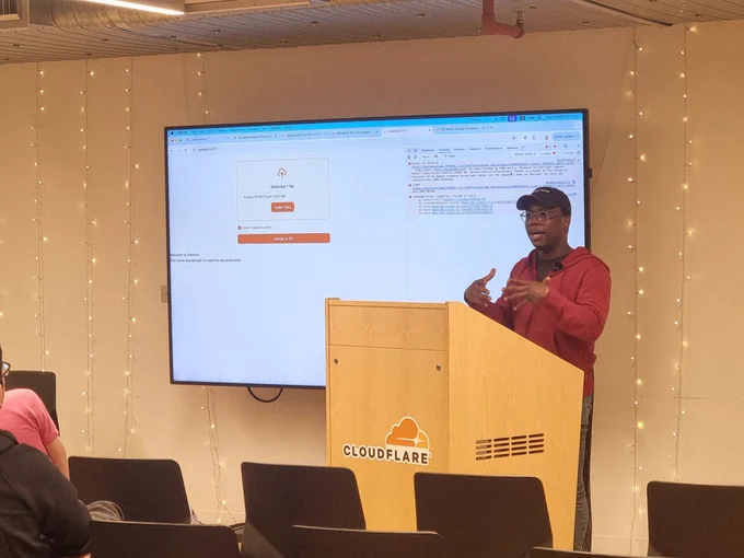 Confidence talking at Svelte London