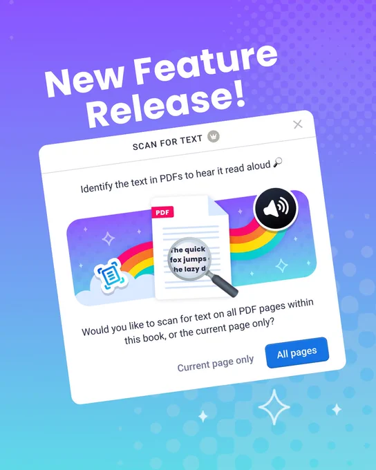New Feature Release: Text to Speech in Edit mode and for PDFs!