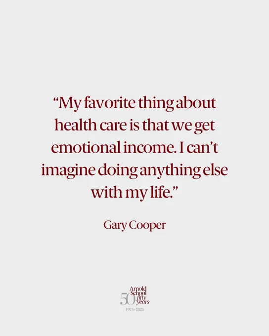 My favorite thing about health care is that we get emotional income. I can’t imagine doing anything else with my life.

Gary Cooper, MHA '96