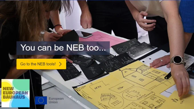 imagen de la web de la New European Bauhaus
