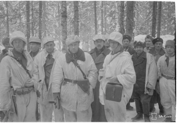 Historical photo from the Winter War