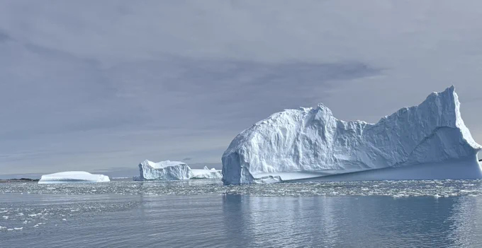 Sea ice in Anvers Island, Antarctica on February 3, 2025. Credit: Getty Images.