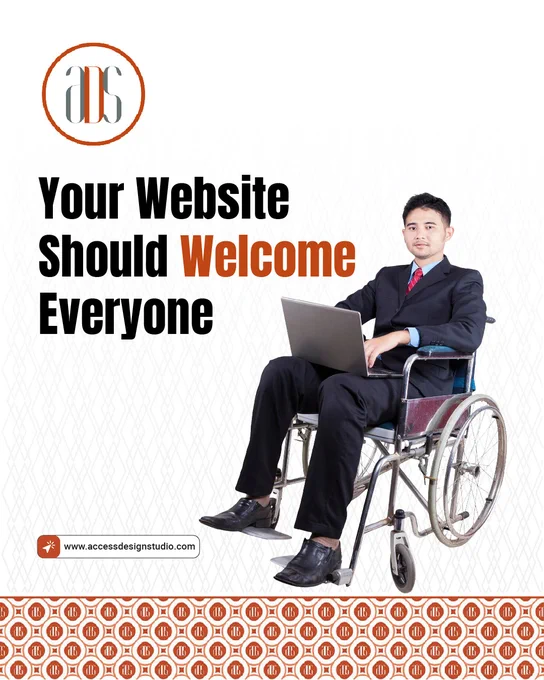 A man in formal dress is sitting in a wheelchair with a laptop.