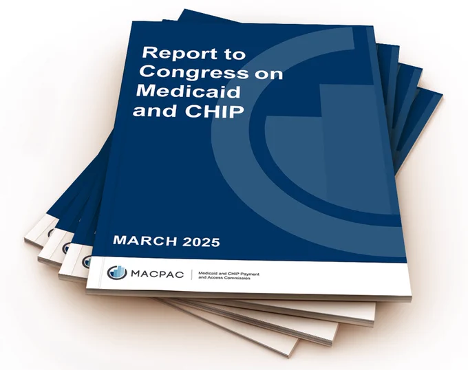A stack of MACPAC reports to Congress.