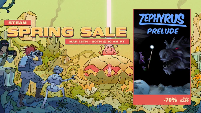 Steam Sale vr Zephyrus Prelude 70% $2.99