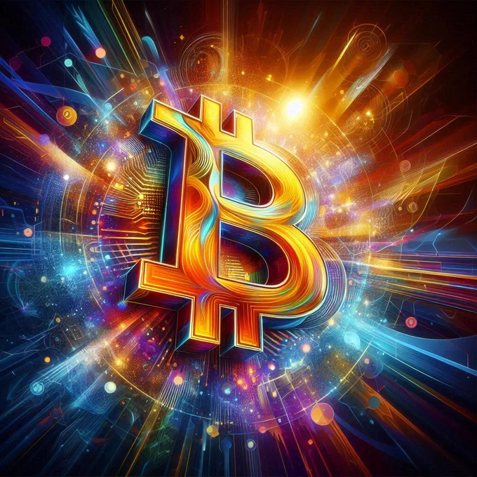 "Bitcoin: The digital revolution ignites with vibrant energy and boundless potential!" 🚀💥