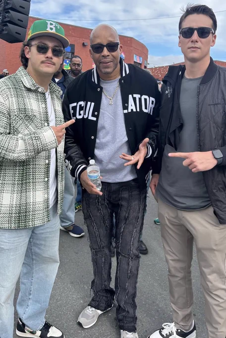 Tyler Lozano, Warren G, Christian Almanza at Fans Fest