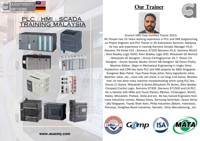 🚀 Master Allen Bradley PLC, HMI & SCADA! 🔧💻

From Feb 10-14, 2025, we trained an #OilAndGas client in #Malaysia on #AllenBradley #ControlLogix & #CompactLogix using #RSLogix5000. Hands-on #PLCProgramming, #SCADAProgramming, #HMIDesign, #Troubleshooting, & more!

📢 Upgrade your skills! Join our next #PLCTraining!
📩 Request for Quotation now 👉 https://www.asasmy.com/request-quotation.html

#IndustrialAutomation #LadderLogic #FactoryAutomation #ProcessControl #ElectricalEngineering #Maintenance #AutomationExperts #Industry40 #EngineeringTraining #ASAutomationServices

Blog Link :- https://tinyurl.com/5edr4w46