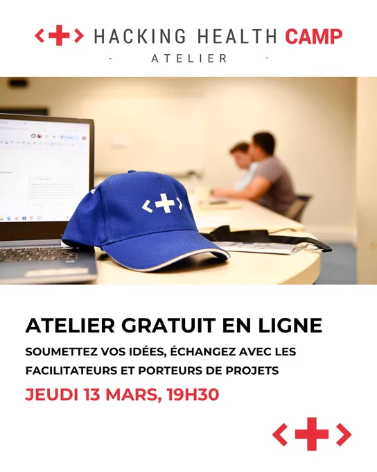Atelier Hacking Health Camp le 13 mars 2025
