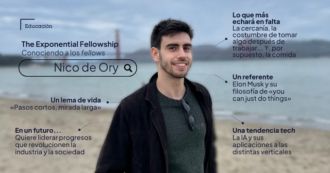 Nico de Ory, becario de The Exponential Fellowship, se une a la start-up Caspian.