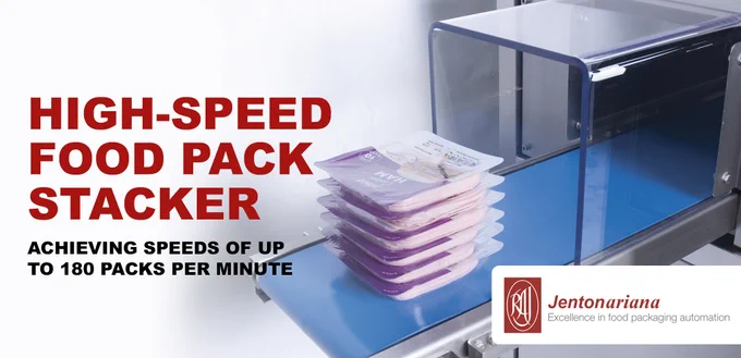 Jenton Ariana High Speed Food Pack Stacker
