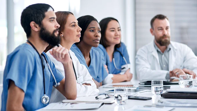 Group of medical professionals.