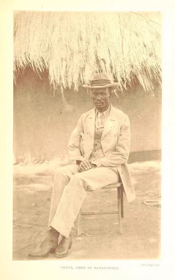 An undated photo of Khama III 
