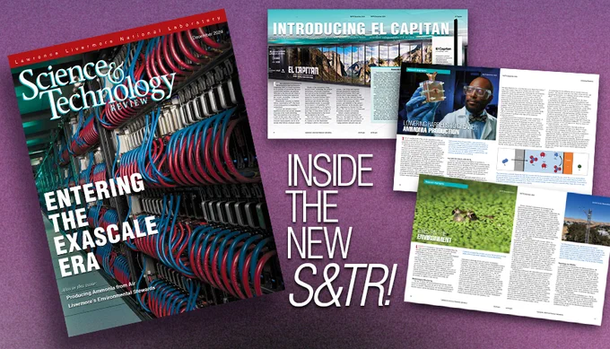 cover of S&TR featuring El Capitan alongside interior pages