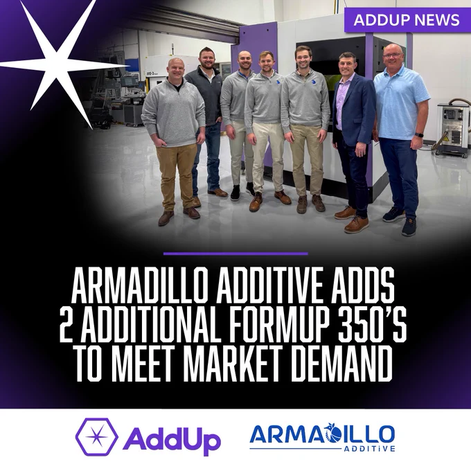 Armadillo Additive adds 2 additional FormUp 350's to meet medical market demand. 
