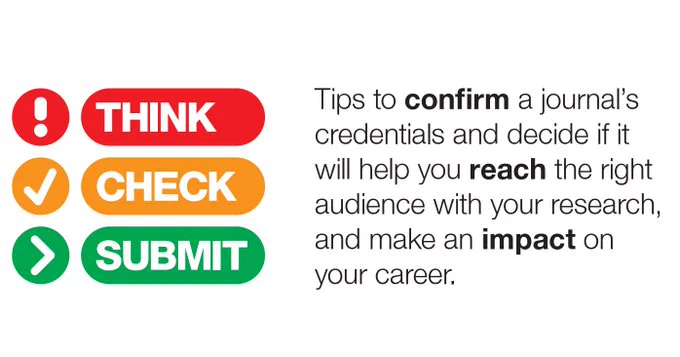Think, Check, Submit logo. 