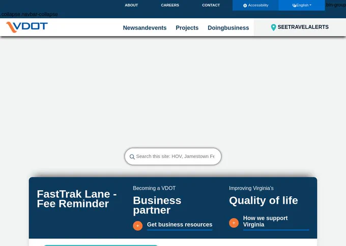 VDOT ( Virginia Department of Transportation )