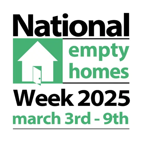 National empty homes week 2025. March 3rd to 9th.