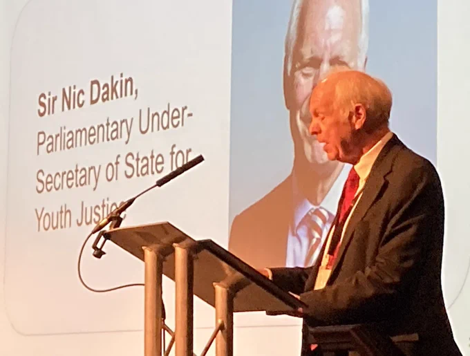 Sir Nic Dakin, Minister for youth justice
