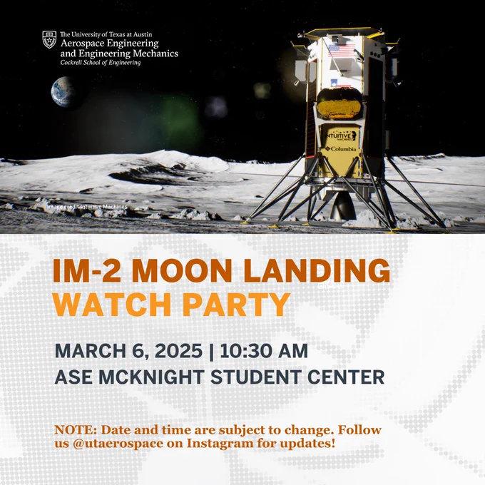 IM-2 Moon Landing Watch Party graphic