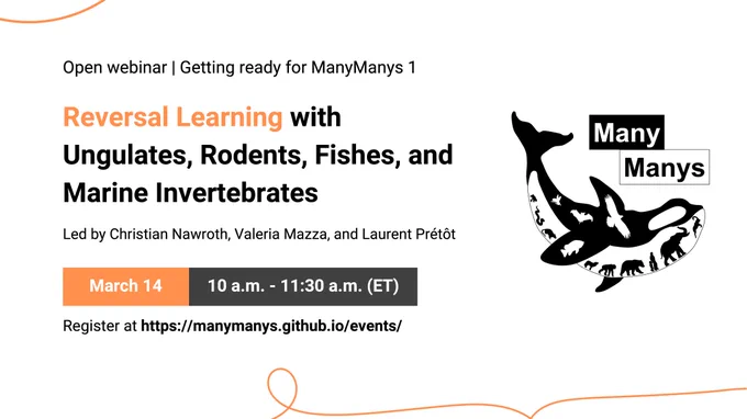 Reversal learning with ungulates, rodents, fishes, and marine invertebrates.