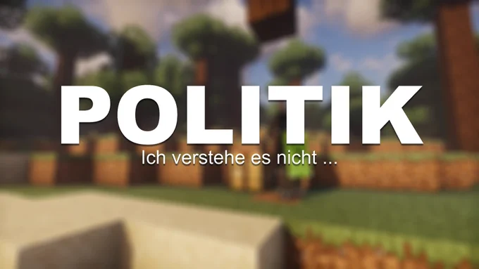 Politik; Ich verstehe es nicht ...