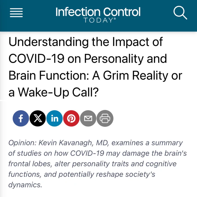 Understanding the Impact of
COVID-19 on Personality and Brain Function: A Grim Reality or a Wake-Up Call

Opinion: Kevin Kavanagh, MD, examines a summary of studies on how COVID-19 may damage the brain's frontal lobes, alter personality traits and cognitive functions, and potentially reshape society's dynamics.