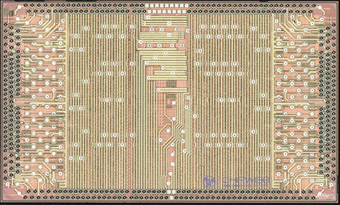 Xilinx XC7S15 die shot frontside view