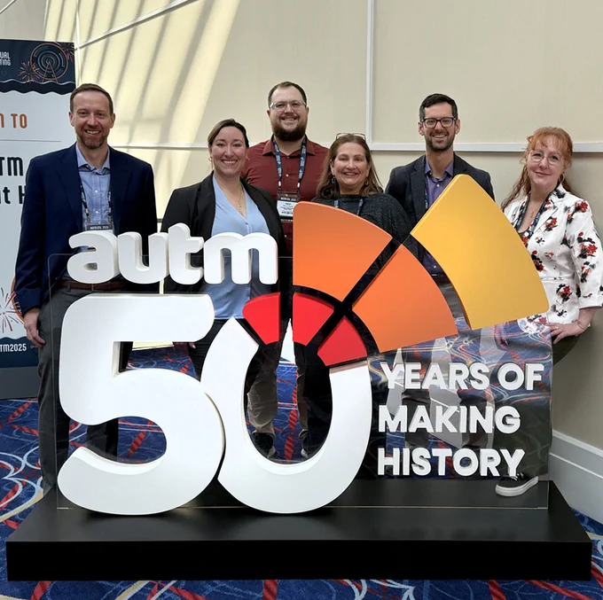 The CU Innovations team had an amazing time attending hashtag#AUTM2025! We enjoyed networking, learning and sharing insights with the incredible innovation community.

Thanks to everyone who connected with us and contributed to the vibrant discussions. Let's continue to drive innovation forward together! 

https://lnkd.in/gr7nttD3
