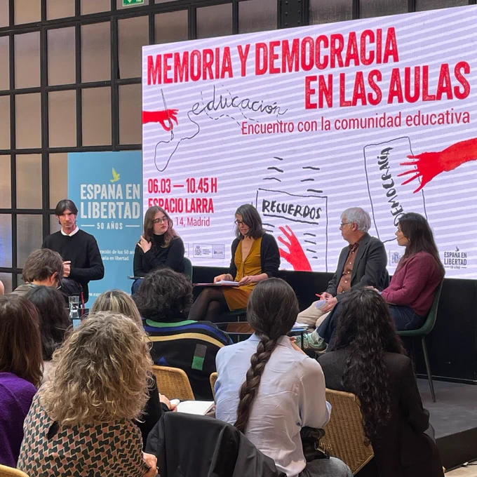 Acto 'Memoria y democracia en las aulas'