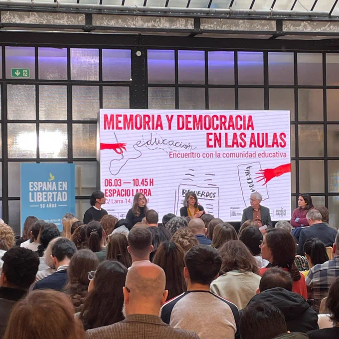 Acto 'Memoria y democracia en las aulas'